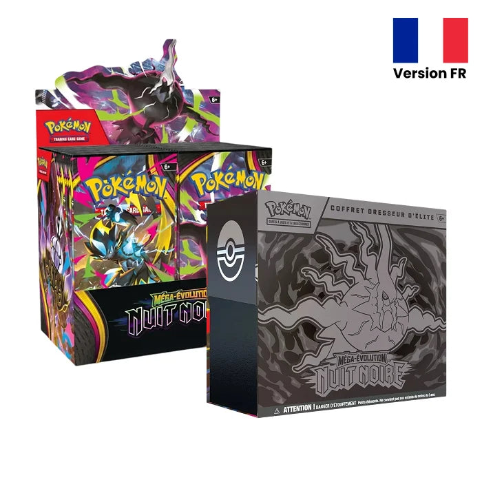 Pokémon – Pack Display + ETB Nuit Noire ME05 – FR