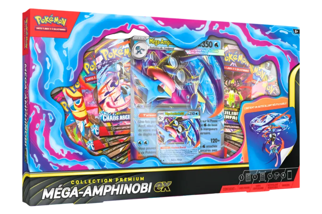 Pokémon – Coffret Collection Premium Méga-Amphinobi ex – FR